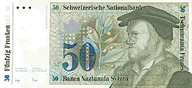 50er Note Vorderseite