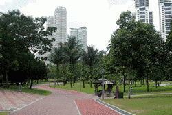 Public Park im Kuala Lumpur City Center